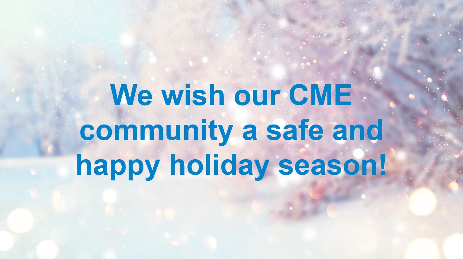 Happy holidays from ACCME 