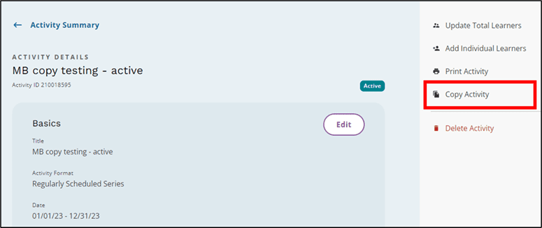 copy activity screenshot